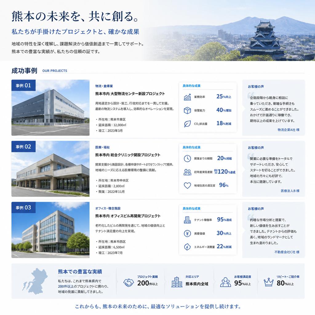 成功事例と顧客の声