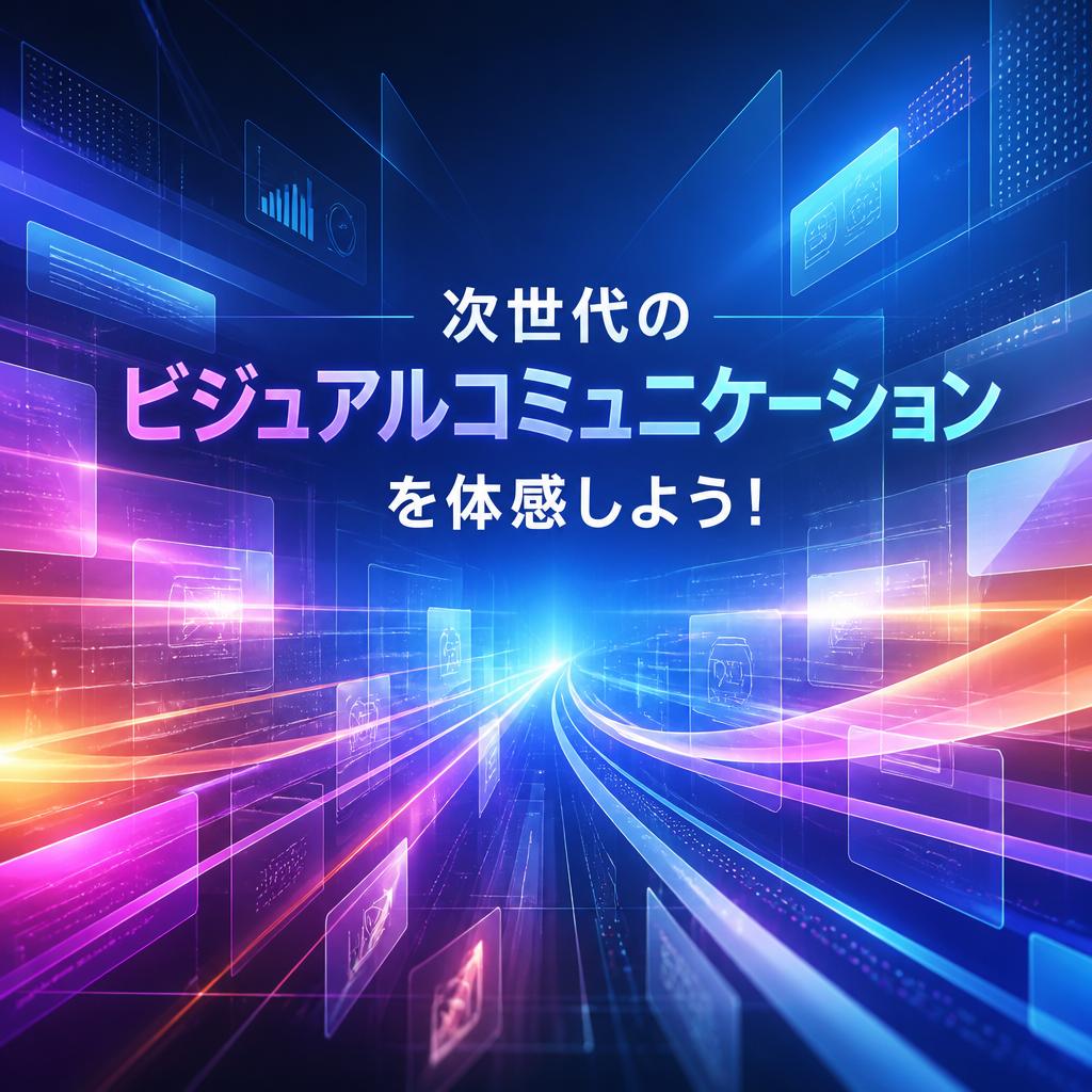 次世代のビジュアルコミュニケーションを体感しよう！