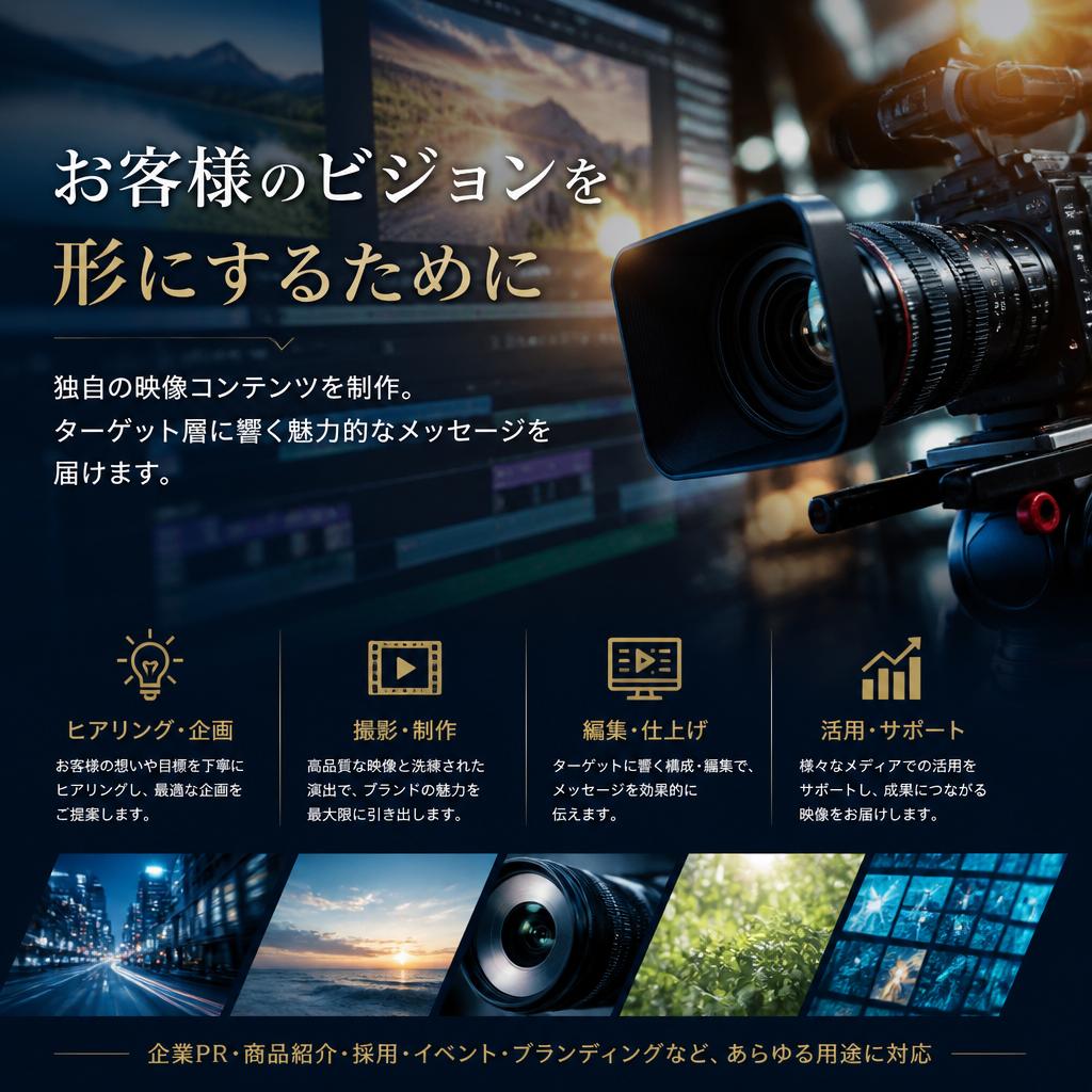 オーダーメイドのコンテンツ制作