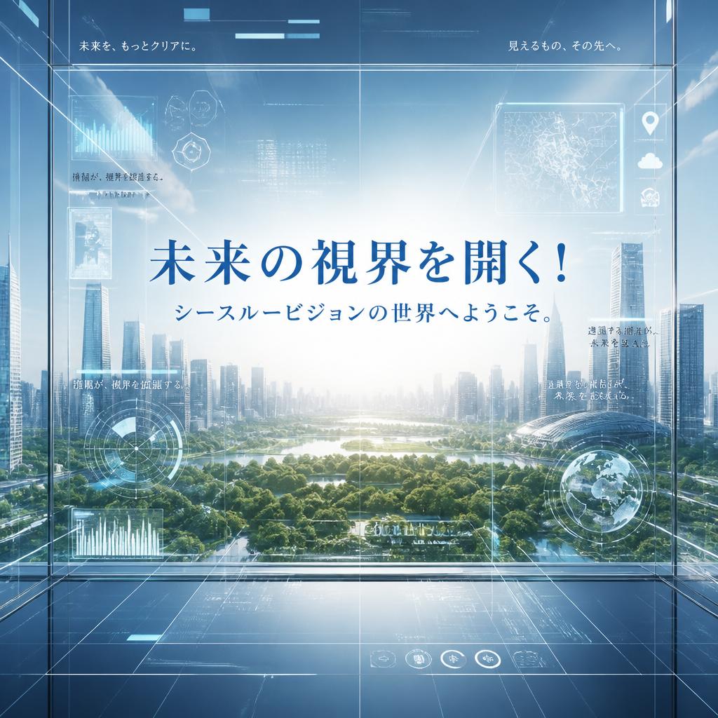 未来の視界を開く！シースルービジョンの世界へようこそ。
