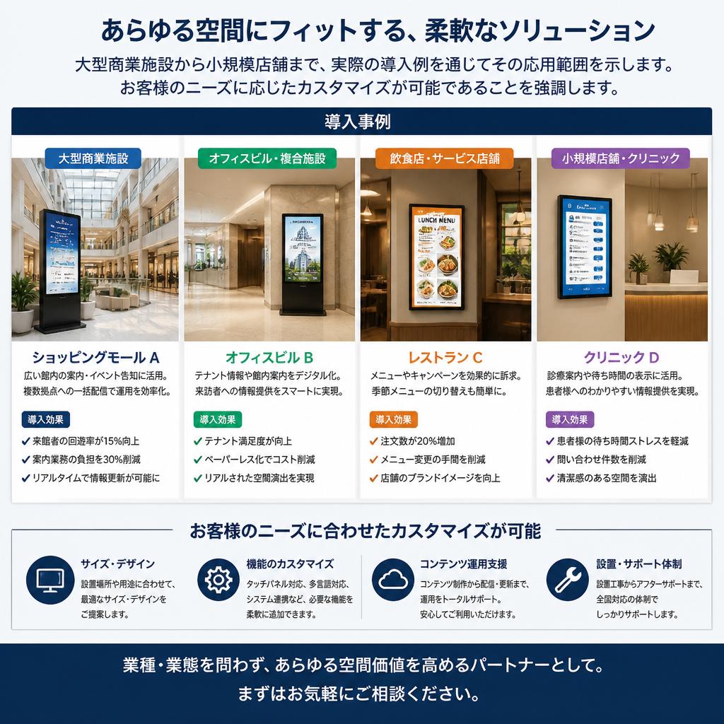 多様な導入事例
