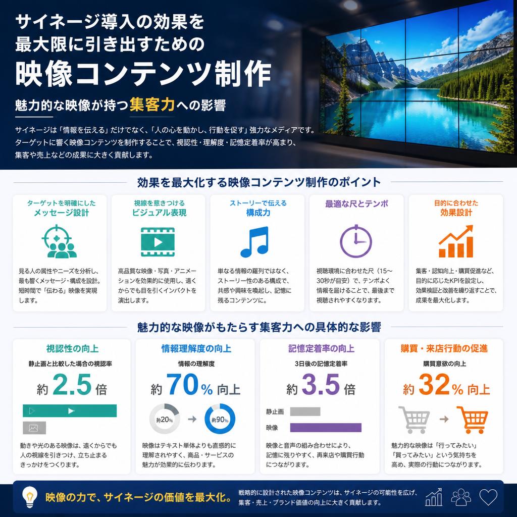 映像コンテンツ制作の重要性