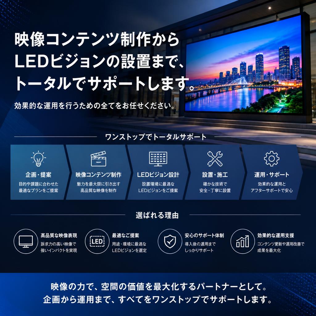 サイネージ一体型プロモーション