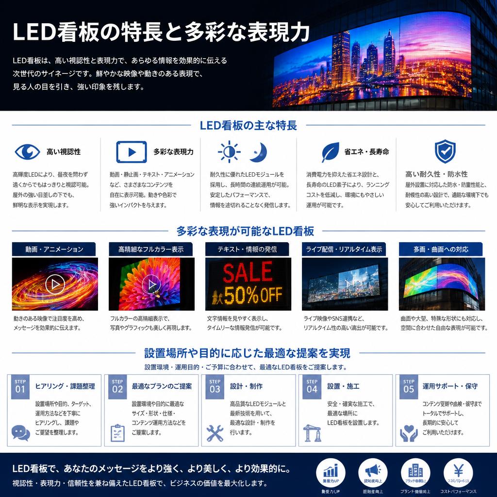 LED技術の魅力と効果