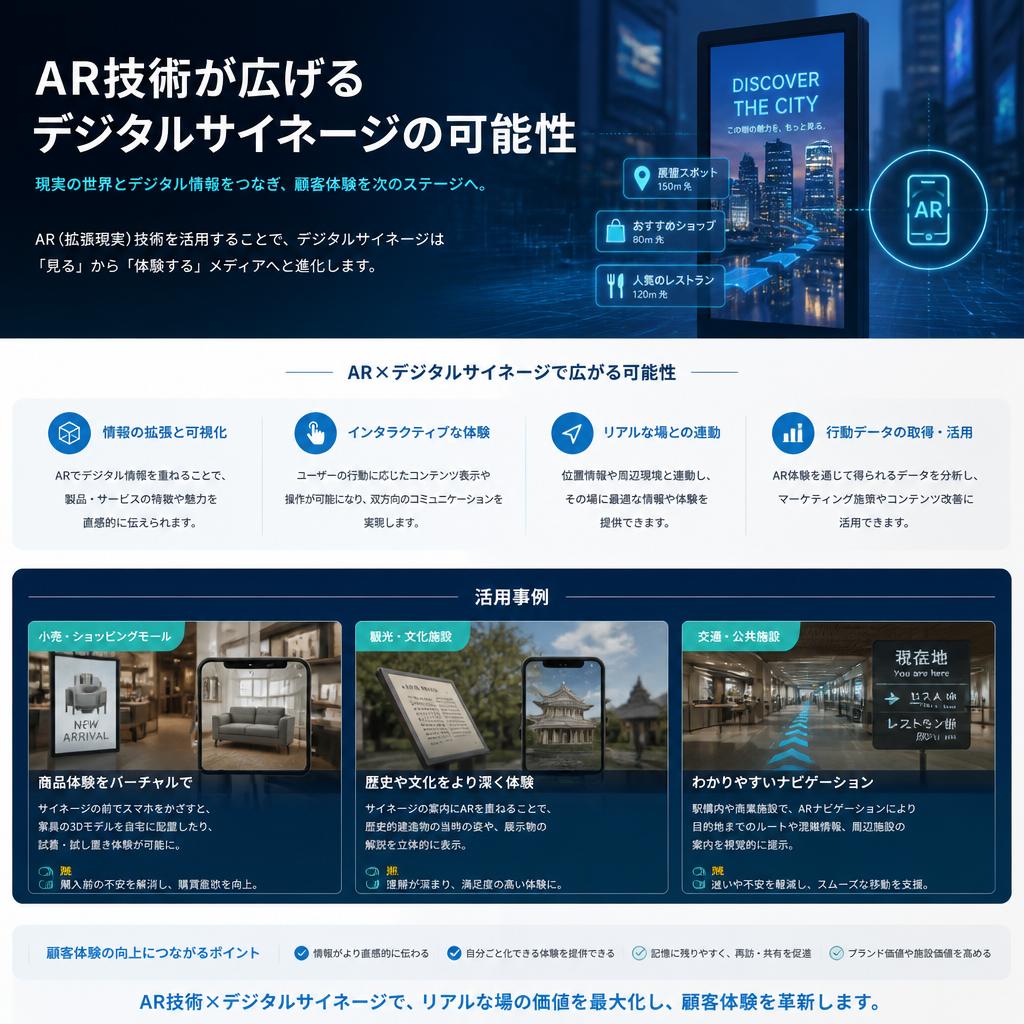 AR技術との融合で新たな体験を提供
