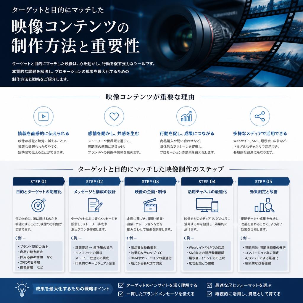 目的に応じたコンテンツ制作