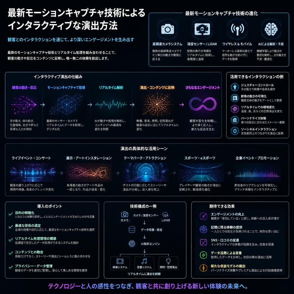 モーションキャプチャによる新しい表現