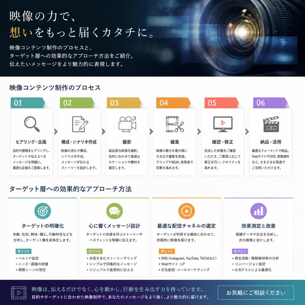 映像制作で伝えるメッセージ