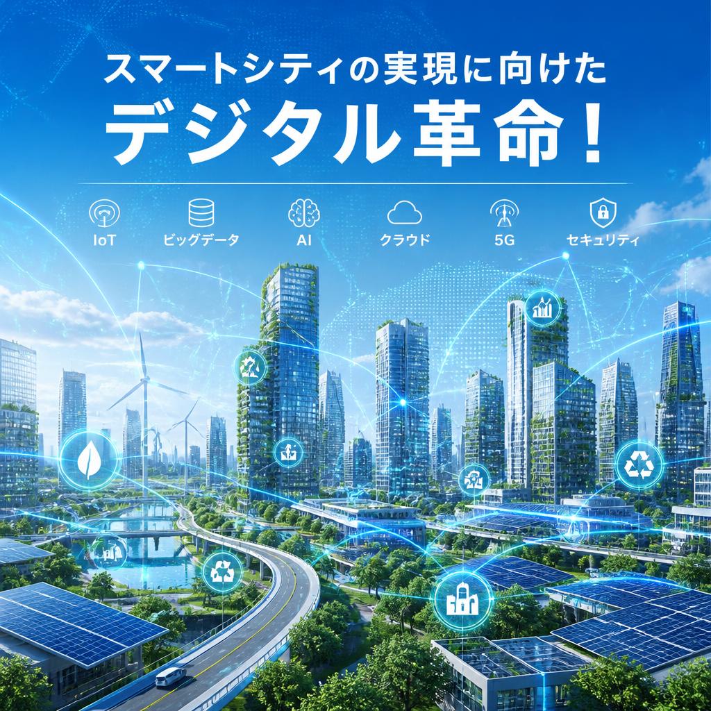 スマートシティの実現に向けたデジタル革命！