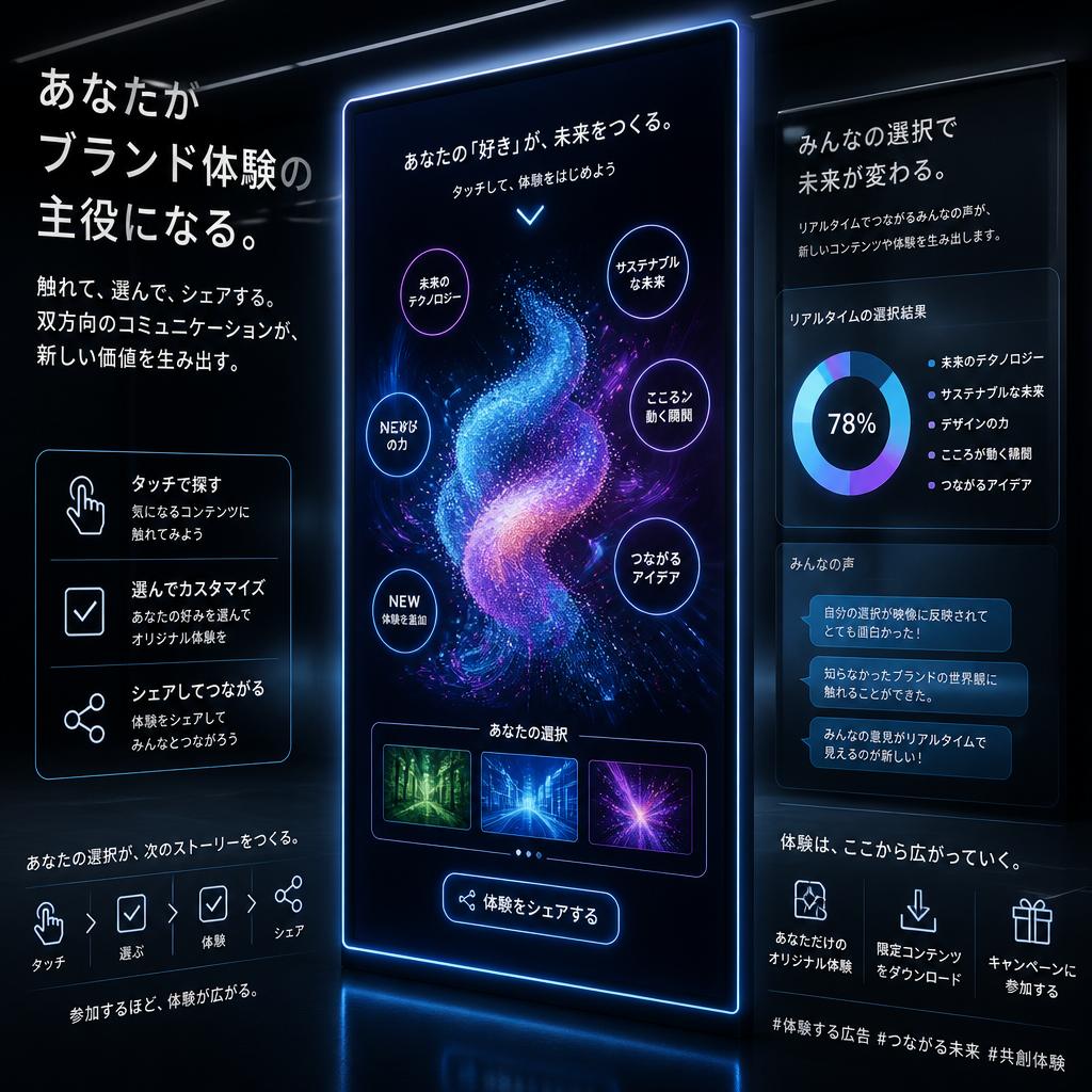 インタラクティブサイネージの可能性