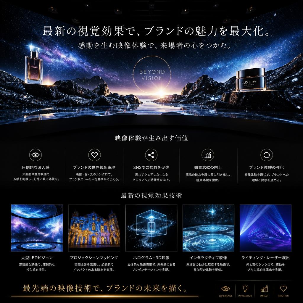 視覚効果技術の高度な活用