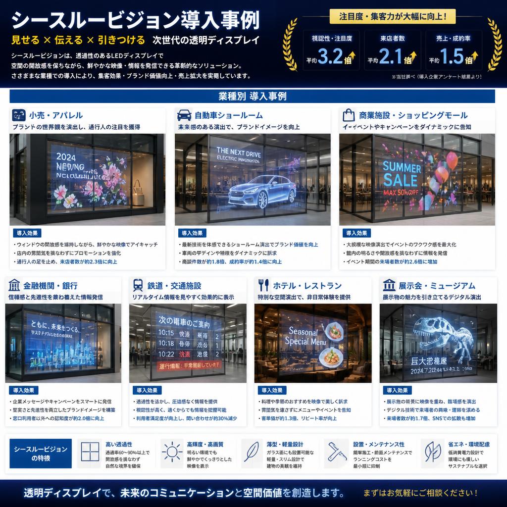 適用事例：シースルービジョンの活用