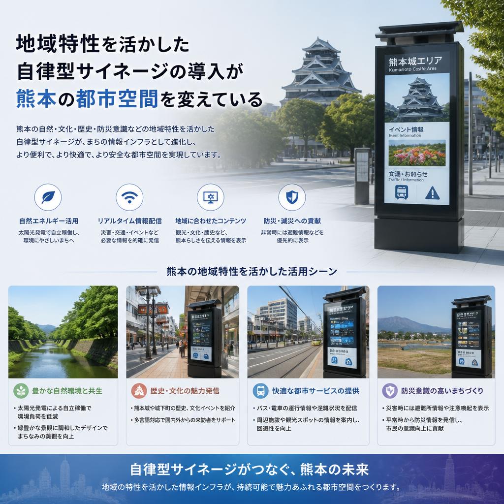 2. 熊本の街と自律型サイネージの融合