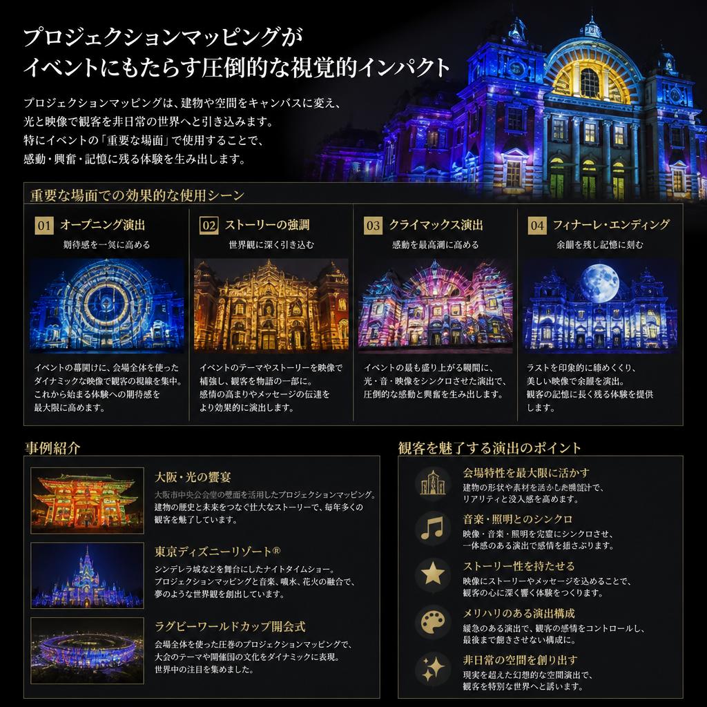 インパクトあるイベント演出