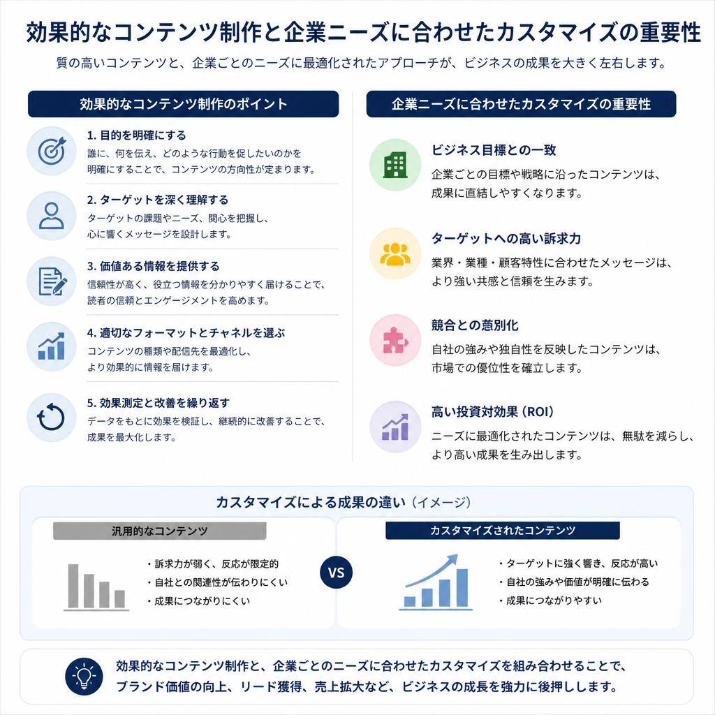 コンテンツ制作の可能性