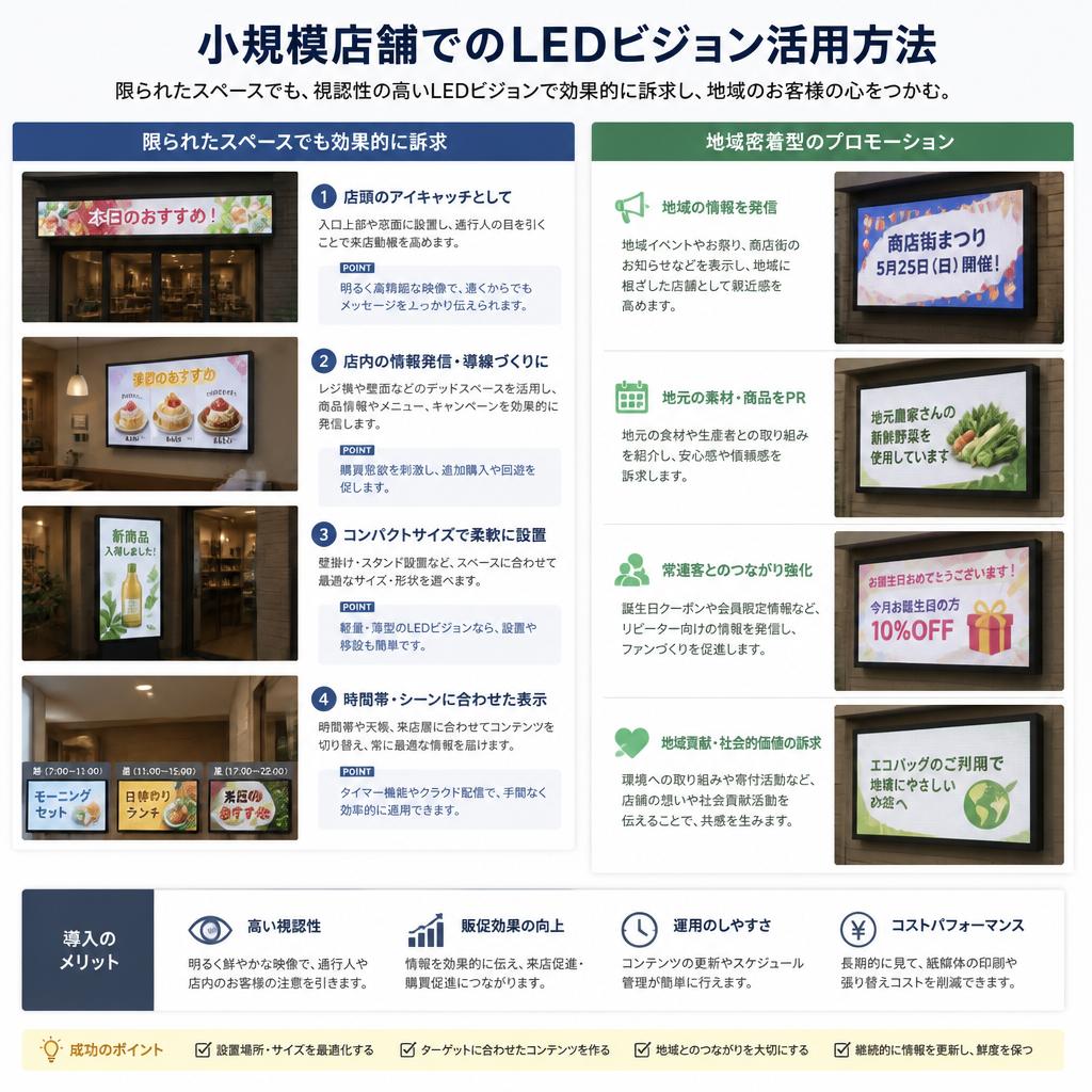 小規模店舗のブランディングにも最適！