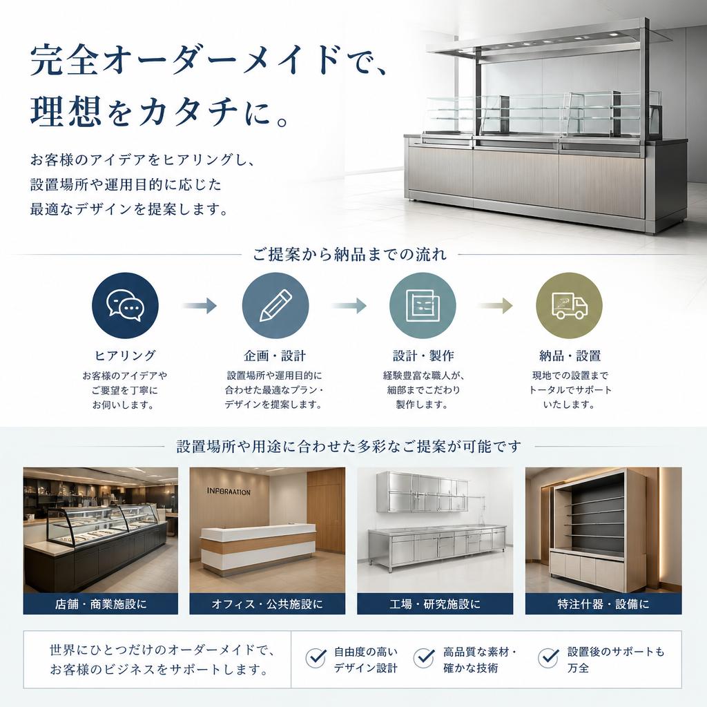 お客様のビジョンを実現するオーダーメイド