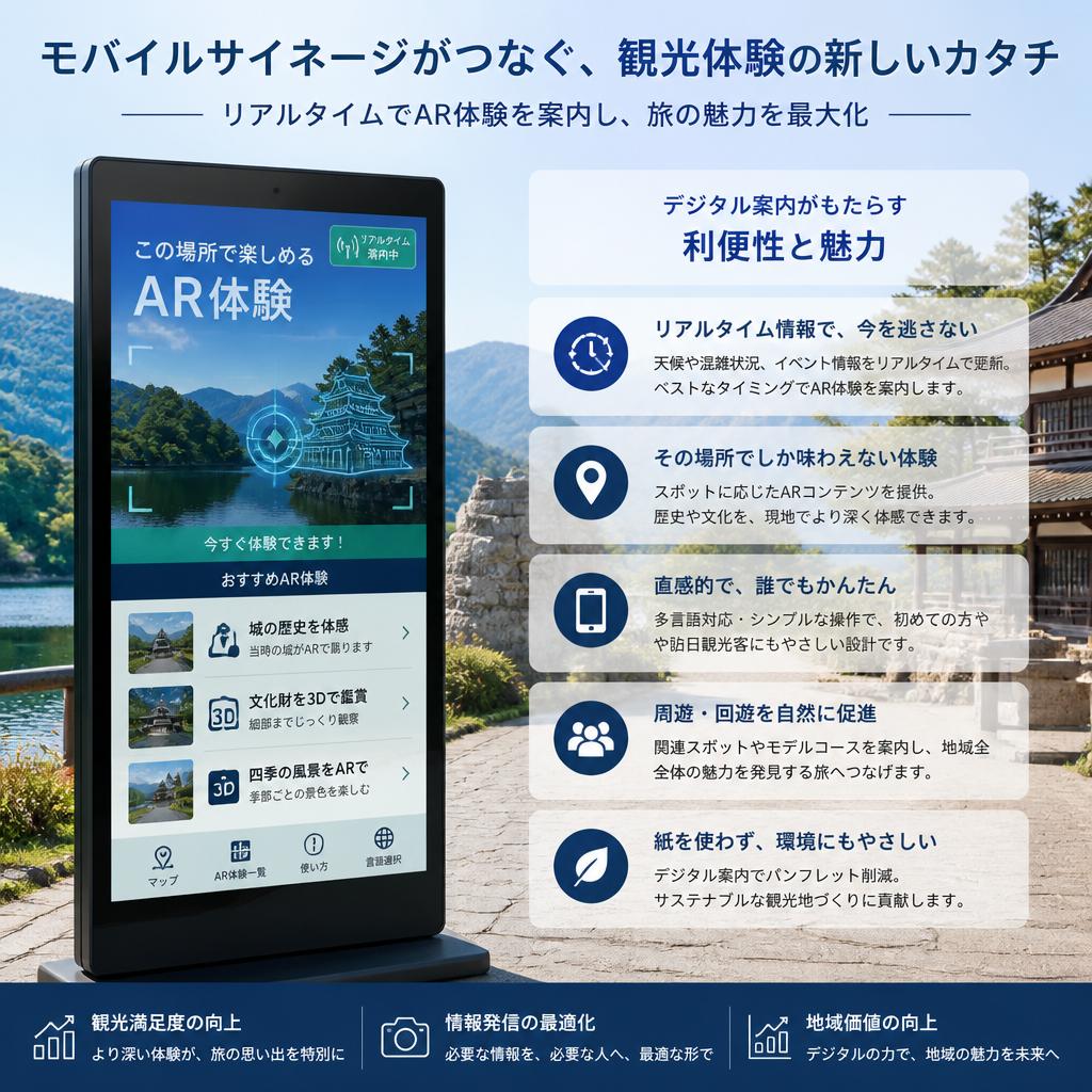 モバイルサイネージの活用