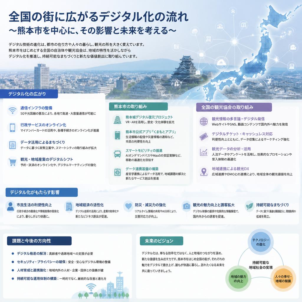 増加する街のデジタル化