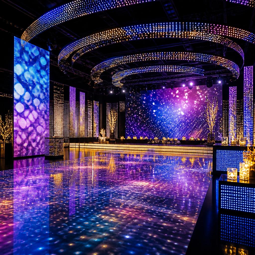 イベントを彩る、LEDの驚きの美！