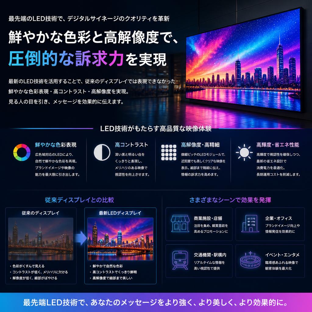 LED技術でさらなる進化を