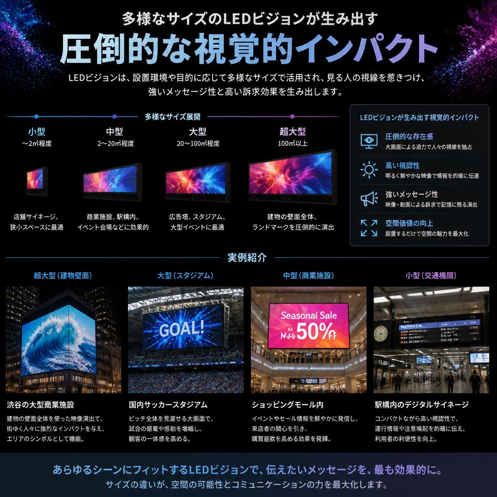 LEDビジョンの利点