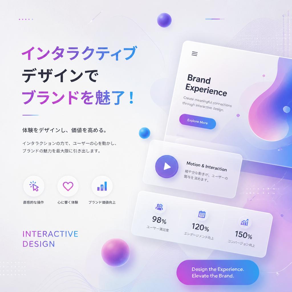 インタラクティブデザインでブランドを魅了！