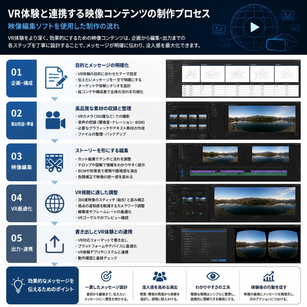 魅力的な映像コンテンツ制作の流れ