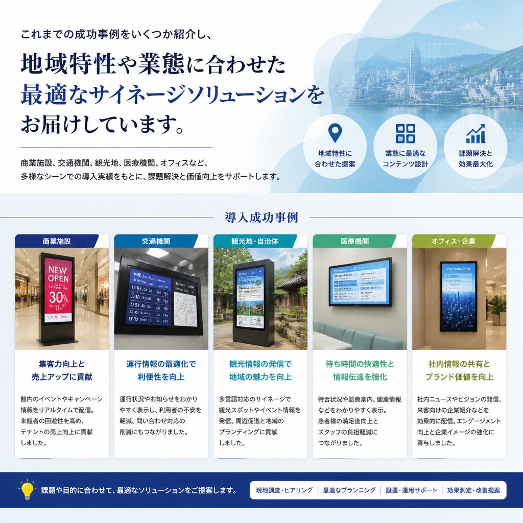 2. 熊本から全国へ、サイネージの導入事例