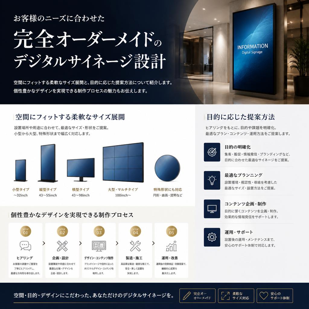 オーダーメイドで実現する理想のビジョン
