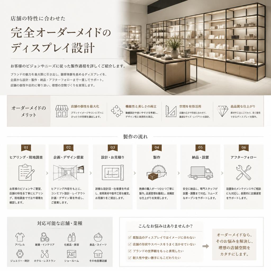 オーダーメイドで実現するブランド体験