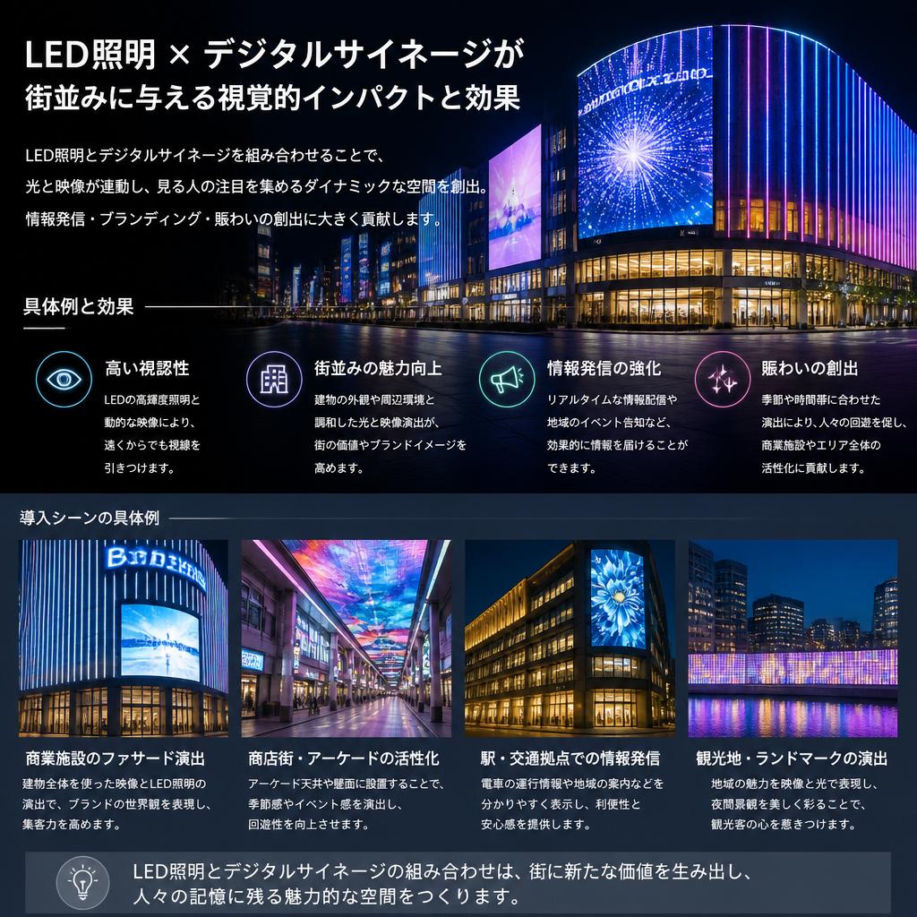 デジタルサイネージとの相乗効果