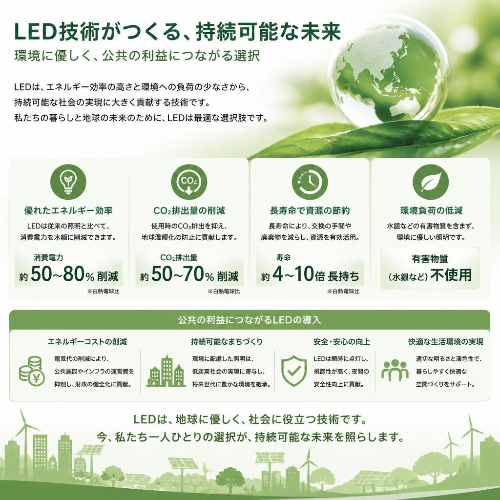 環境に優しい次世代照明