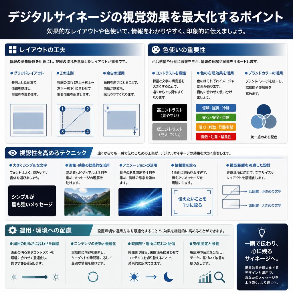 視覚効果を最大化するデザインの工夫