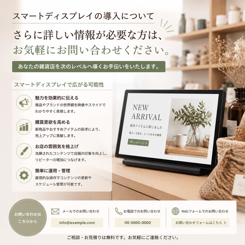 ７. お問い合わせで始まる新しい未来