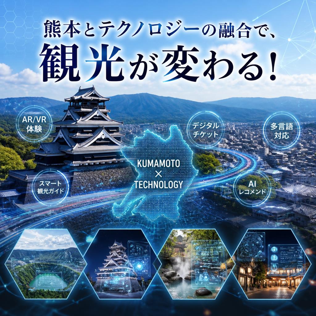 熊本とテクノロジーの融合で、観光が変わる！