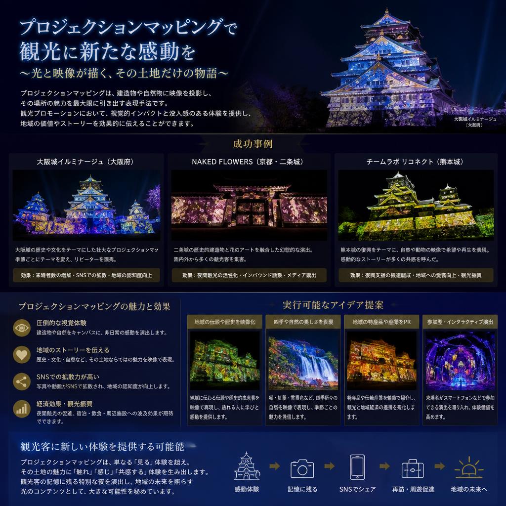 プロジェクションマッピングで魅せる！