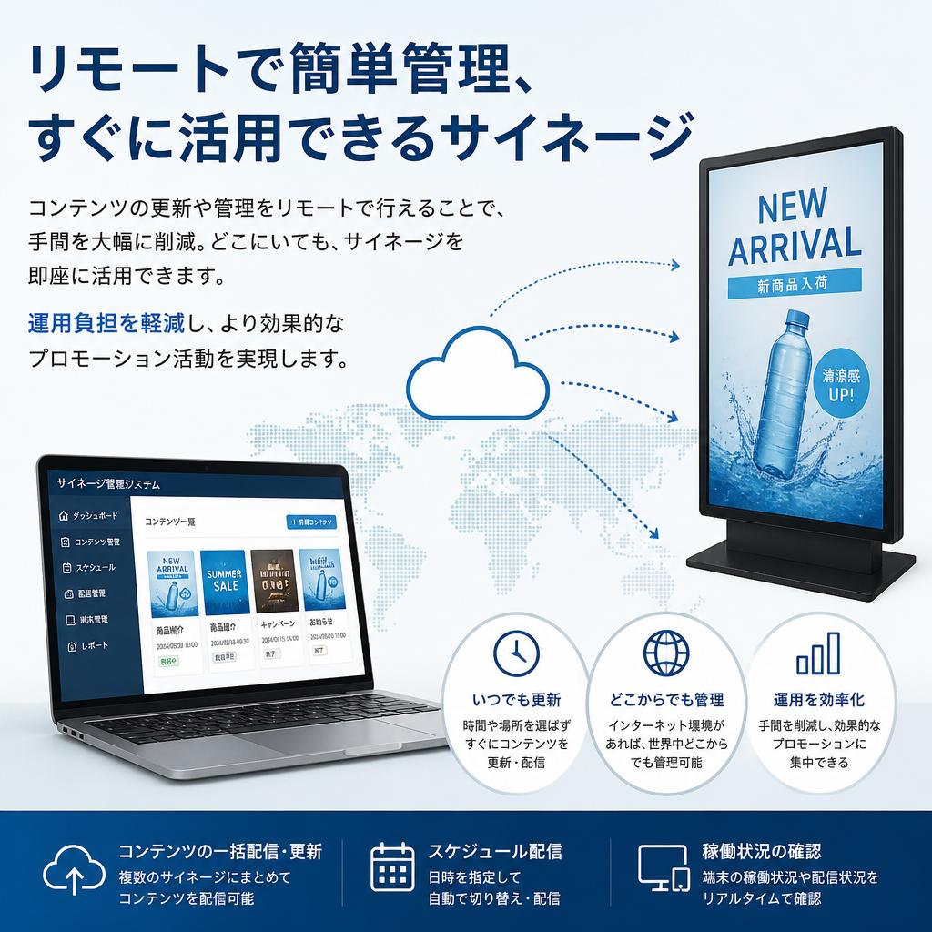 リモート管理の利便性