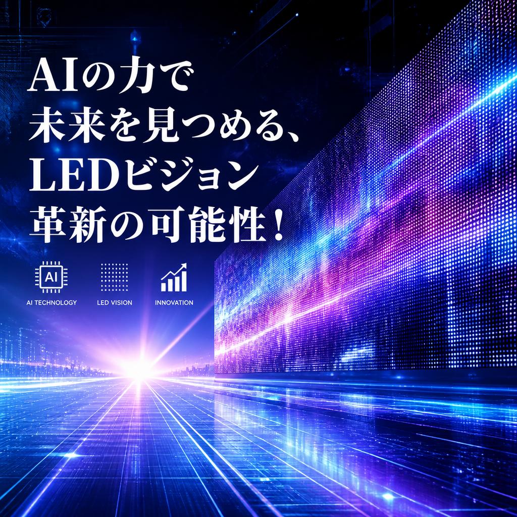 AIの力で未来を見つめる、LEDビジョン革新の可能性！