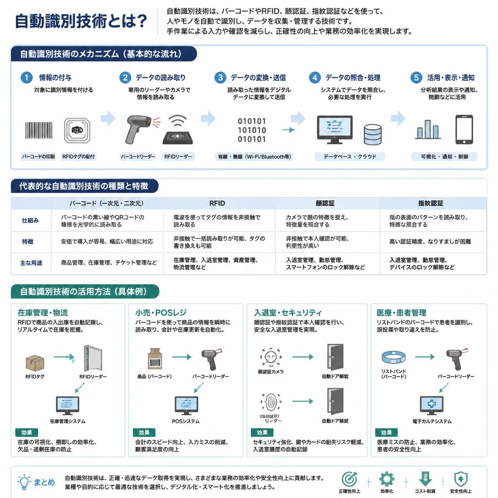 2. 自動識別技術の仕組み