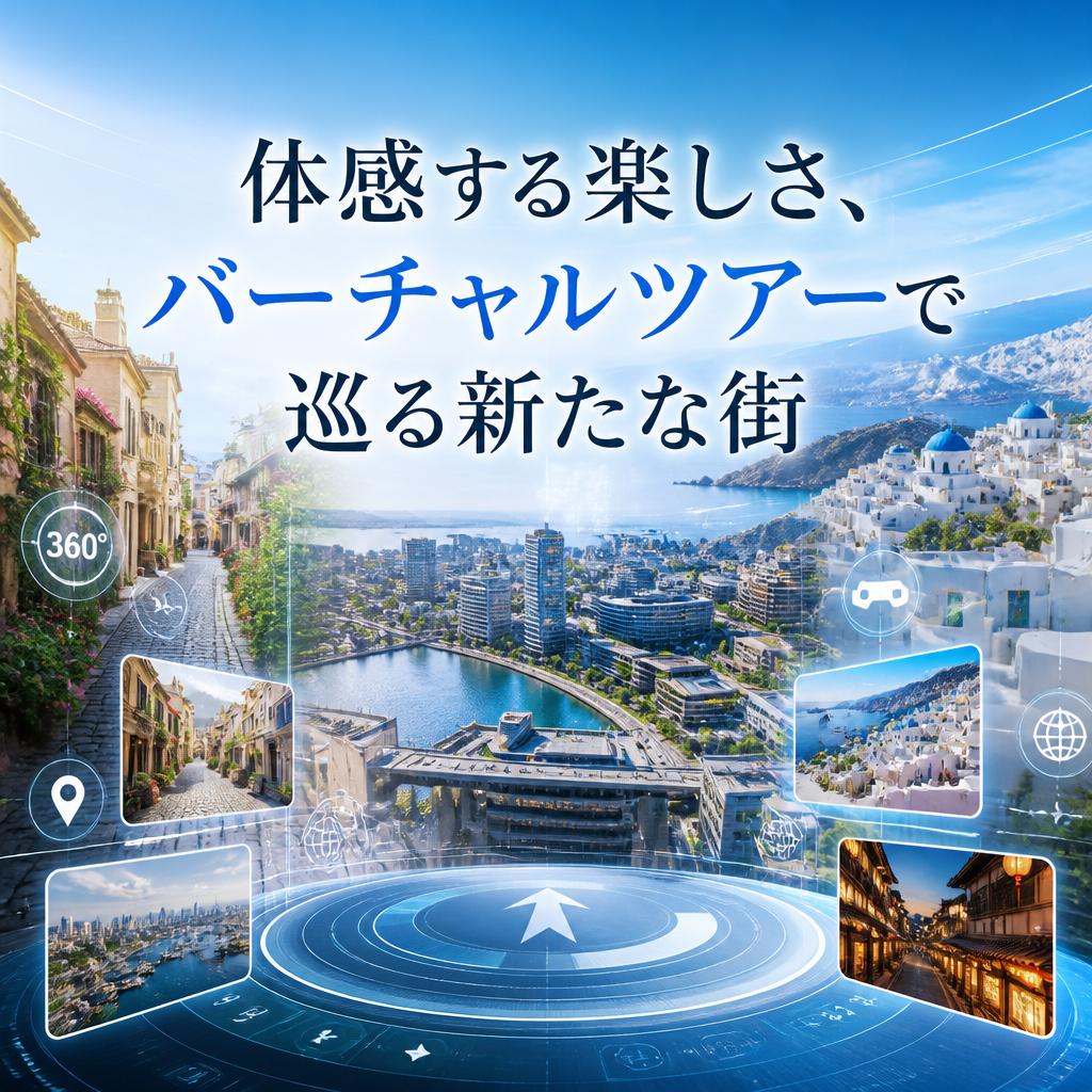 体感する楽しさ、バーチャルツアーで巡る新たな街