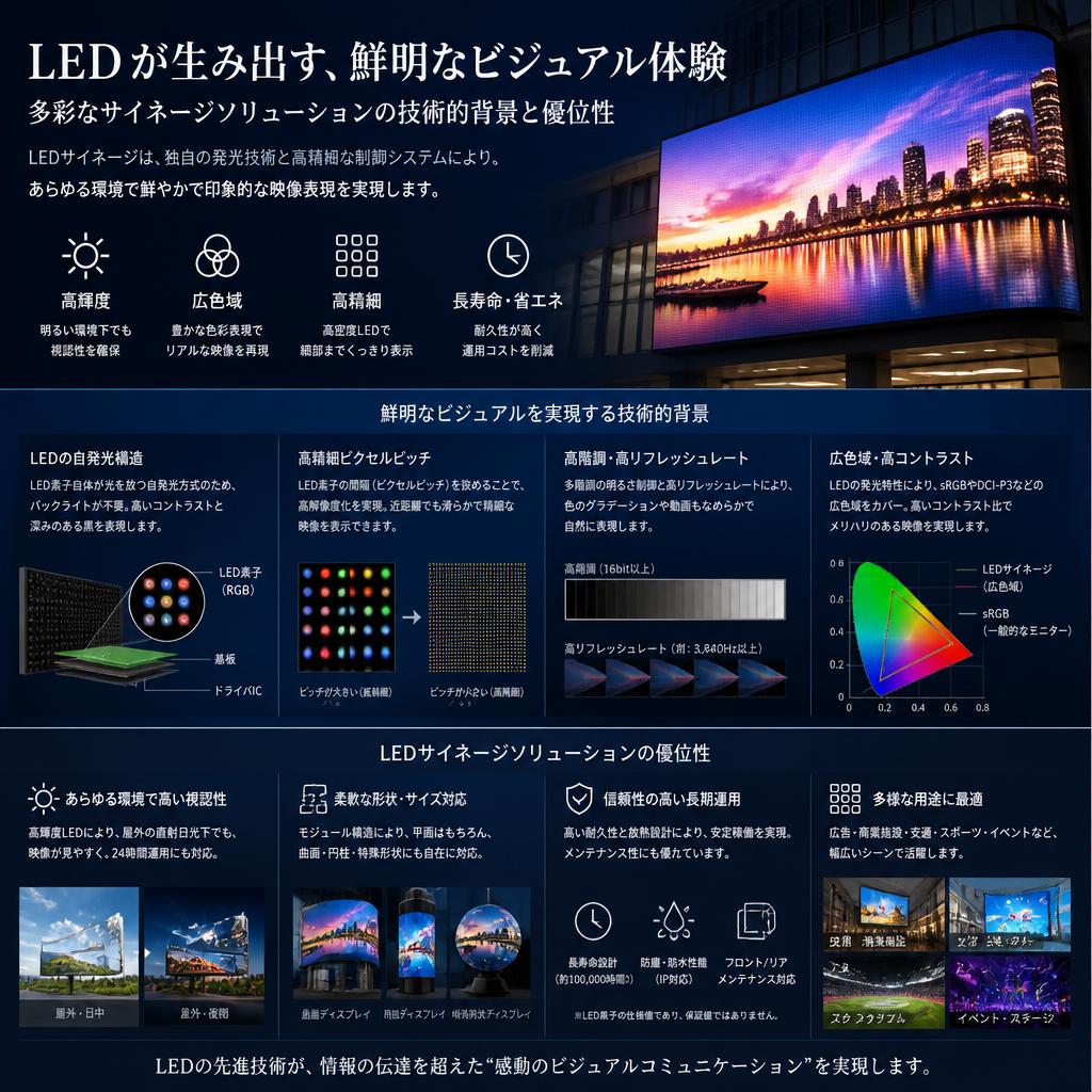 LED技術による無限の可能性