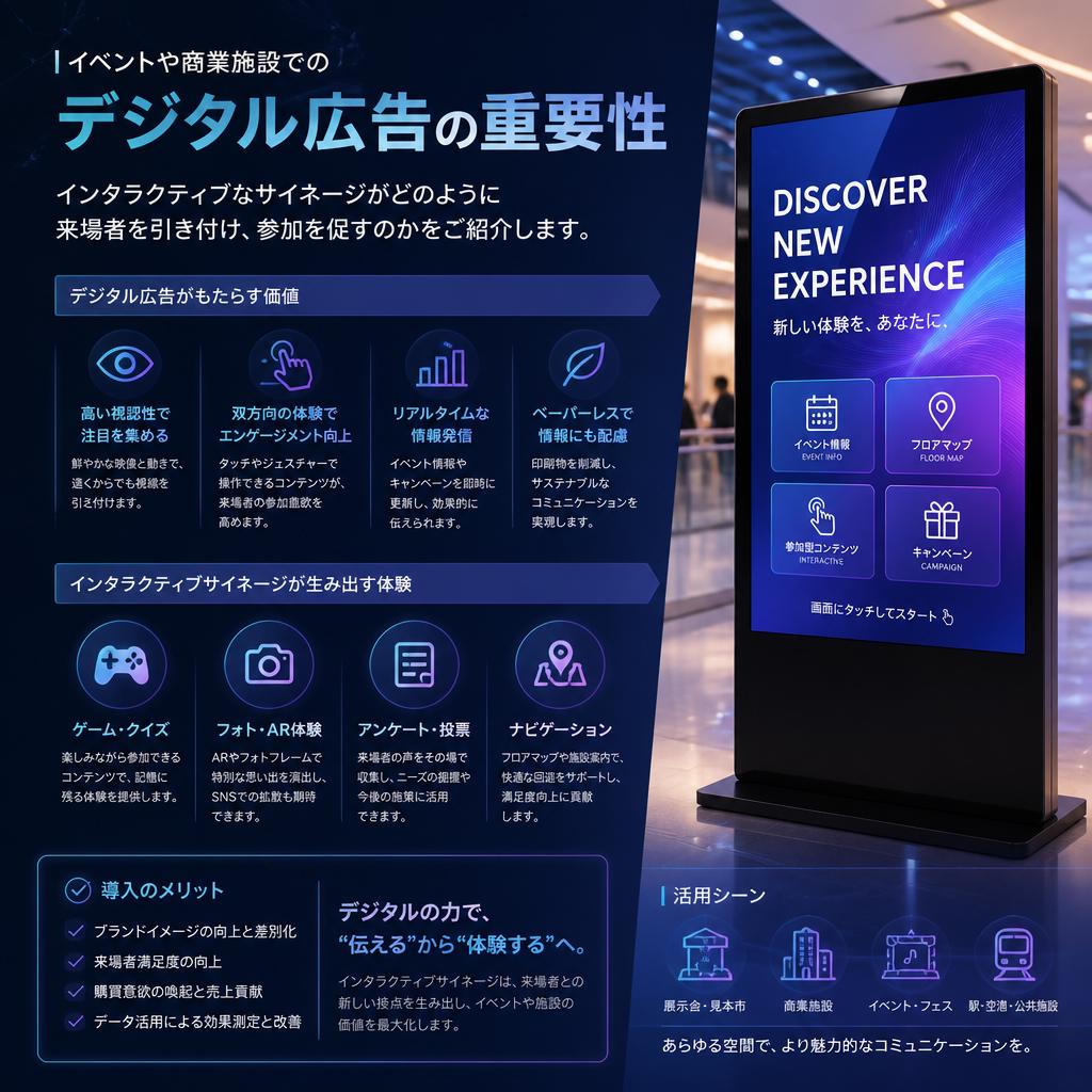 イベントディスプレイの魅力