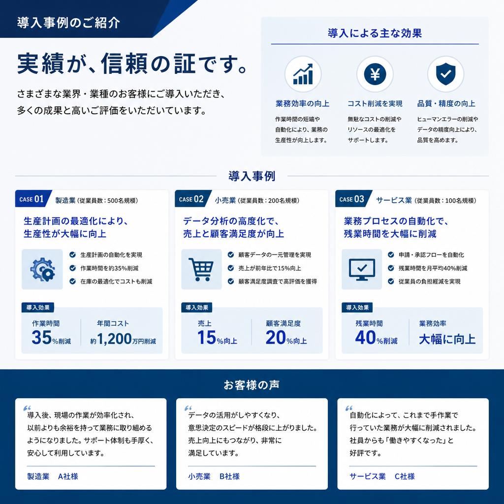 4. お客様の声、成功事例の共有