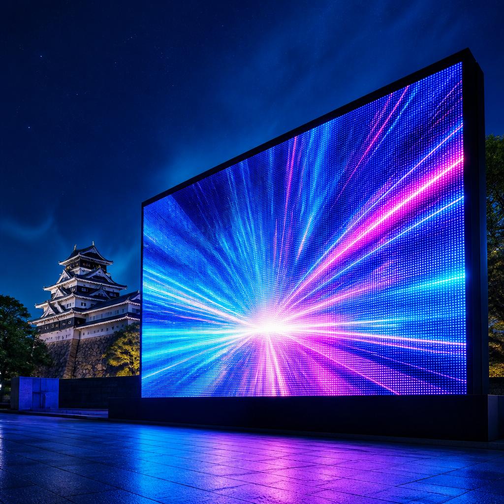 熊本のLEDビジョンで未来を映し出そう！